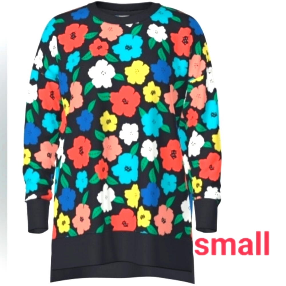 Floral Crew Neck Sweatshirt